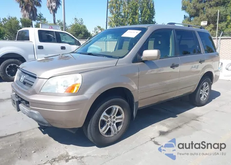 2004 Honda Pilot Ex-L z USA, uszkodzony, nr VIN 2HKYF18554H594326